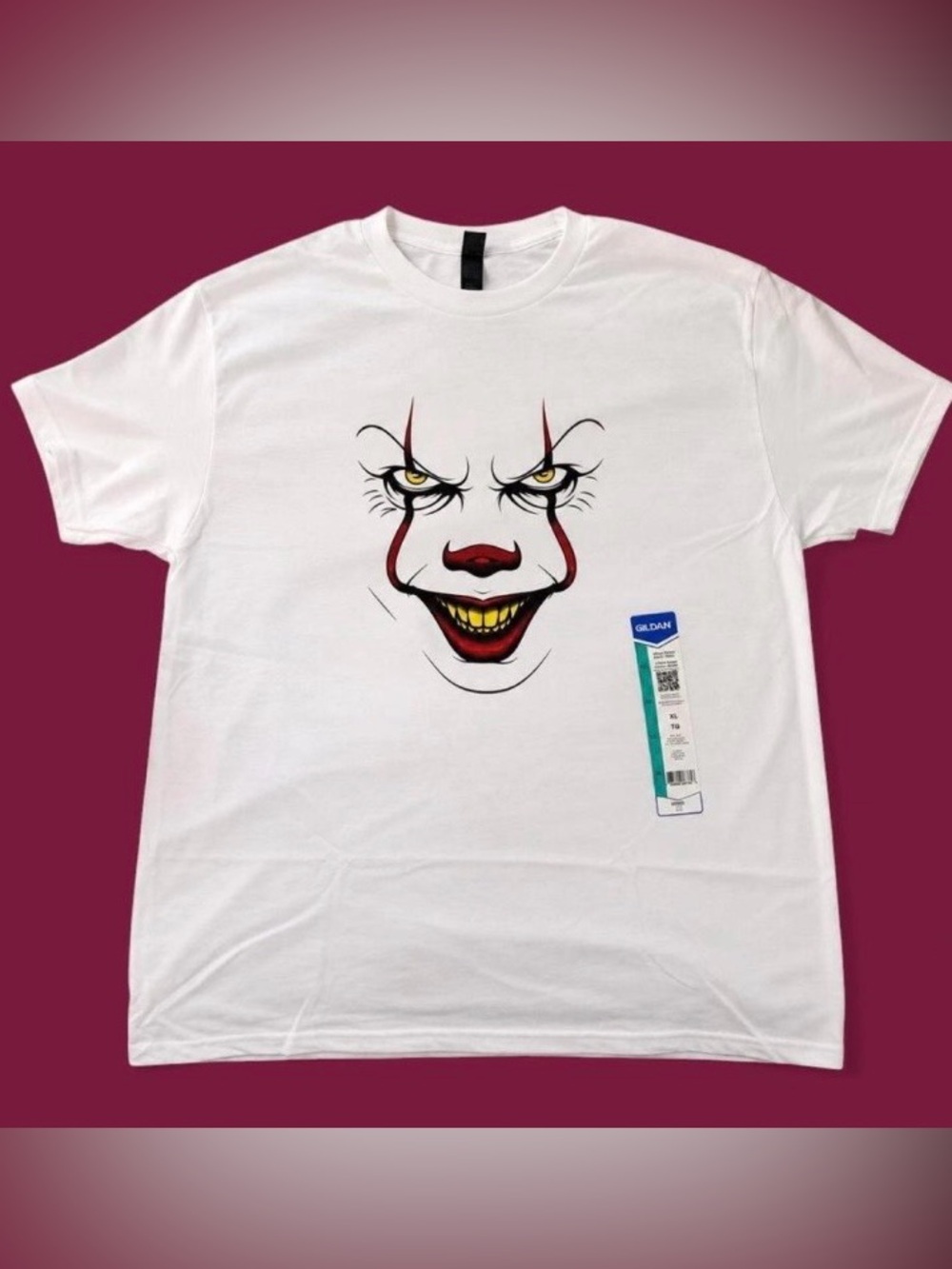 Pennywise Horror Graphic Tee White Gildan XL New